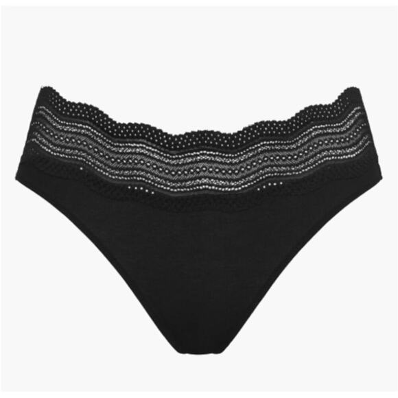 Cosabella Women's Black Dolce High Rise Bikini Size L - Picture 3 of 8